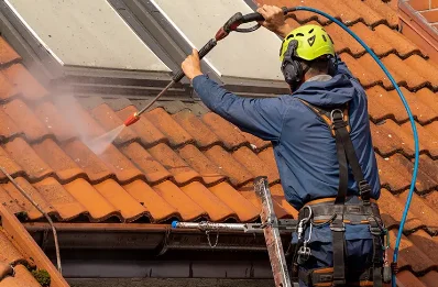 Démoussage et hydrofuge de toiture à Cardet